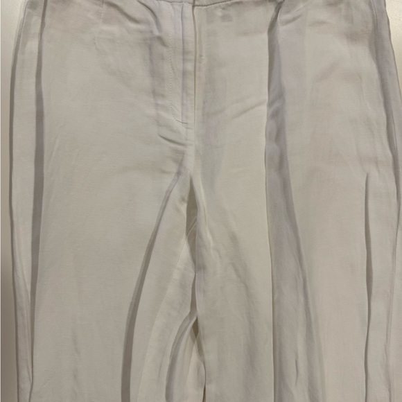 H&M Pants - H&M Linen Blend White Trousers